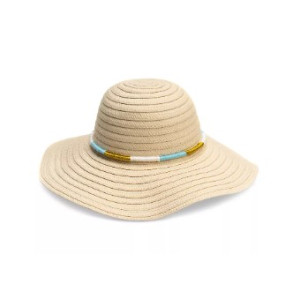 International Concepts Woven Trim Floppy Hat 