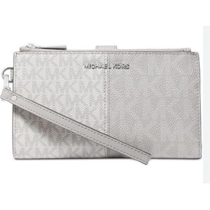 MICHEAL KORS Aluminum-pale Gray Wallet