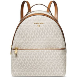 MICHEAL KORS Signature Valerie Medium Backpack Vanilla