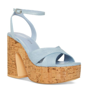 Madden Girl Riio Heeled Sandals BLUE